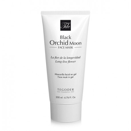 Black Orchid Moon Mask