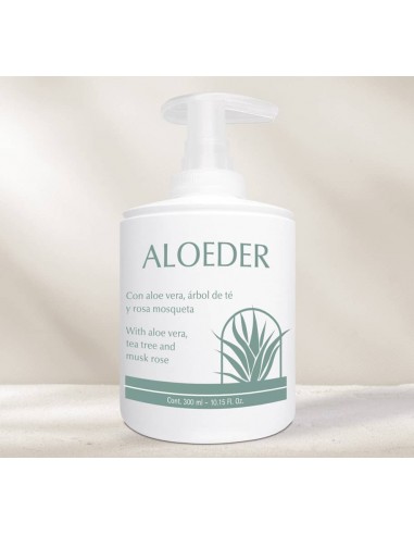 ALOEDER  Crema Hidratante, Reparadora Calmante y Regeneradora